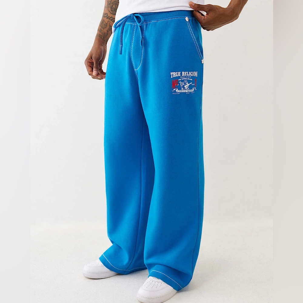 True religion imperial blue sweatpants